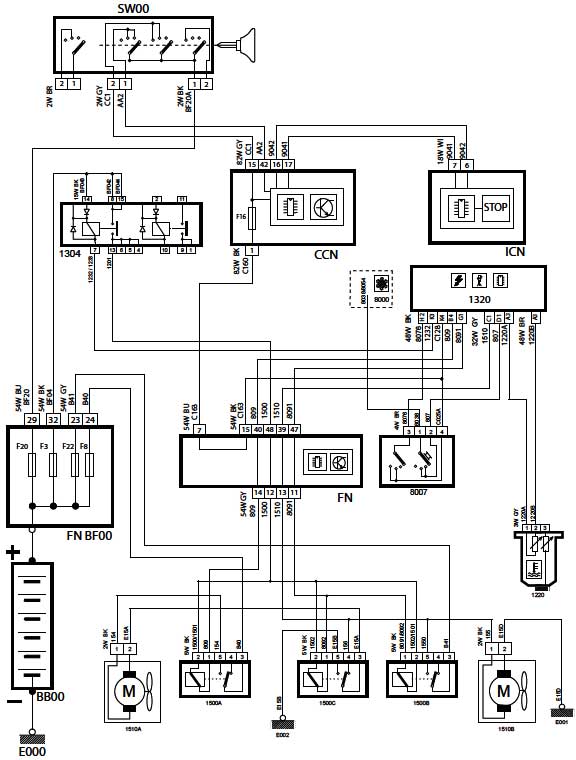 شماتیک Engine Cooling fan شماتیک Engine Cooling fan