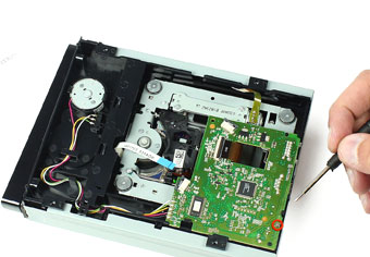 باز کردن بورد dvd drive باز کردن بورد dvd drive