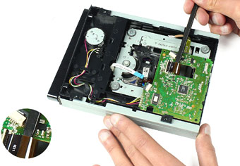 باز کردن بورد dvd drive باز کردن بورد dvd drive
