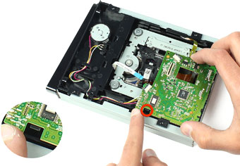 باز کردن بورد dvd drive باز کردن بورد dvd drive