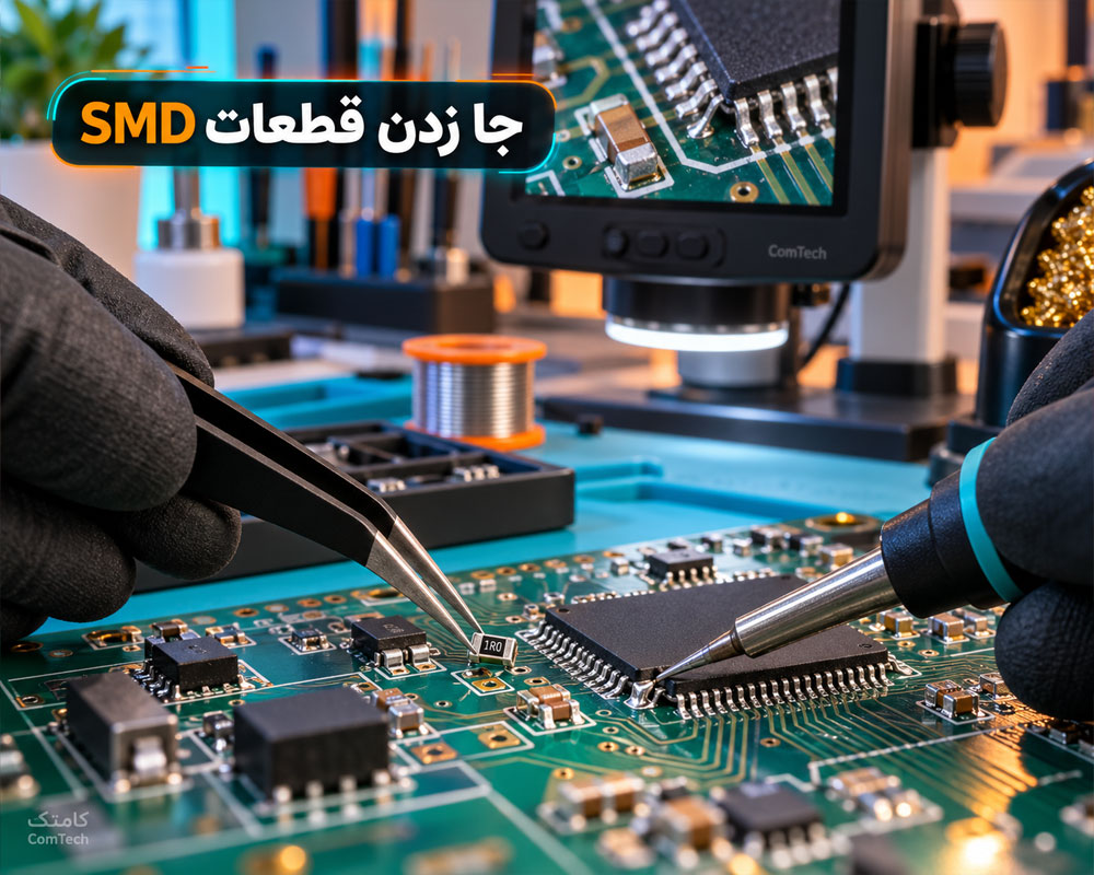 لحیمکاری قطعات SMD