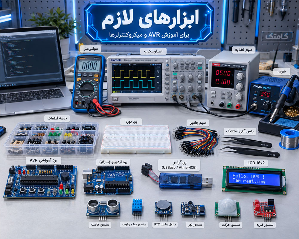 ابزار آموزش AVR
