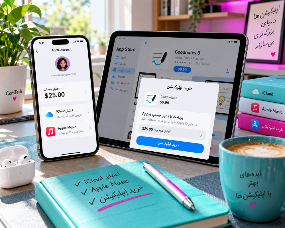 خرید با اعتبار iCloud