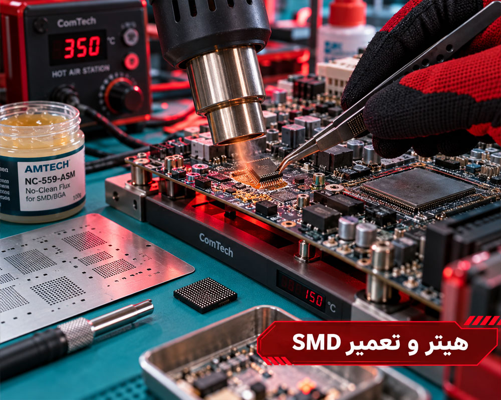 هیتر تعمیر قطعات SMD