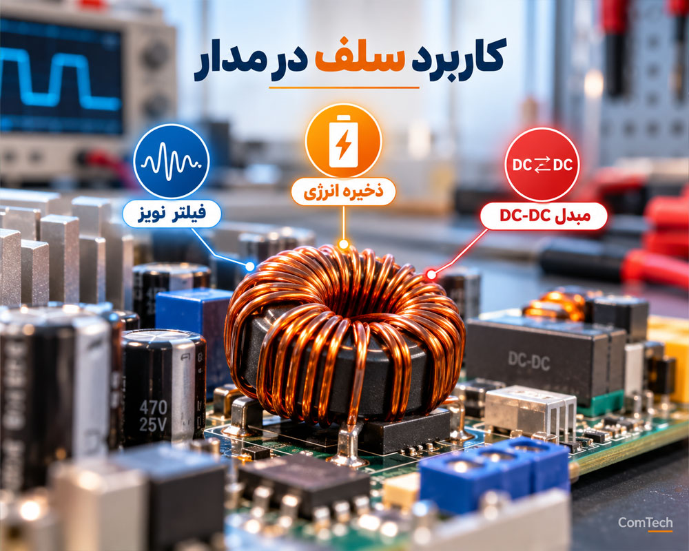 کاربرد سلف در مدار