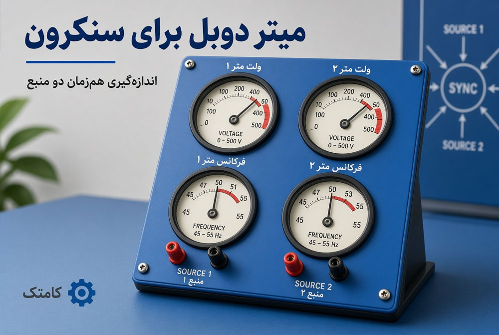میترهای دوبل شبکه و ژنراتور