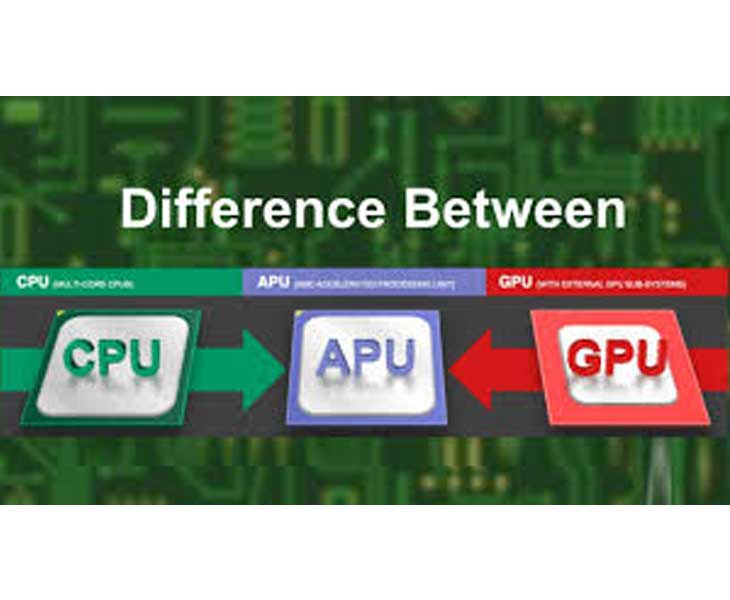 تفاوت های بین CPU ,GPU ,APU