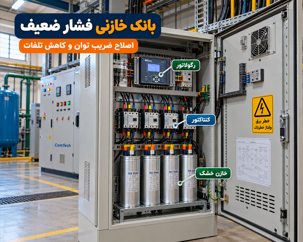 تابلو کنترل بانک خازنی