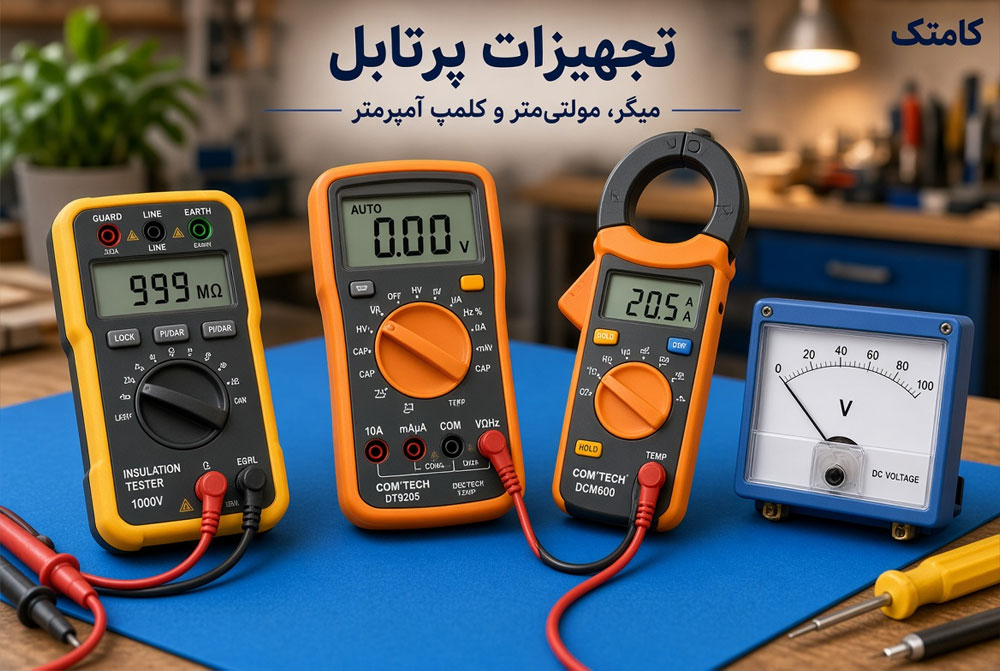 ابزارهای تست برق صنعتی