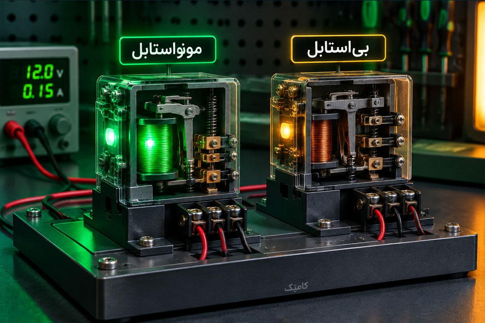 رله مونواستابل و بیاستابل