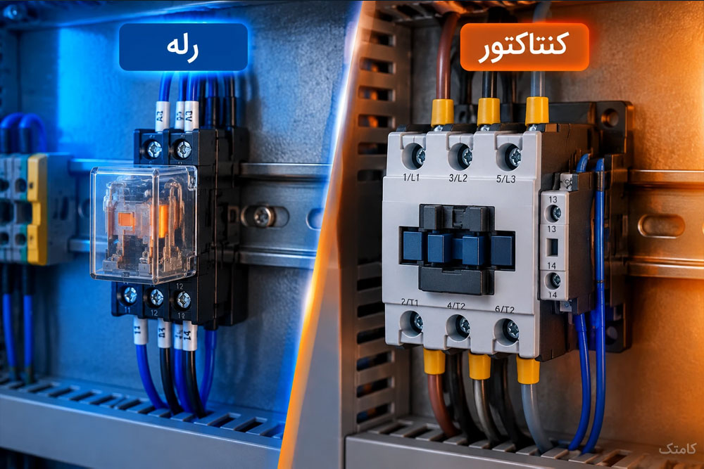 مقایسه رله و کنتاکتور