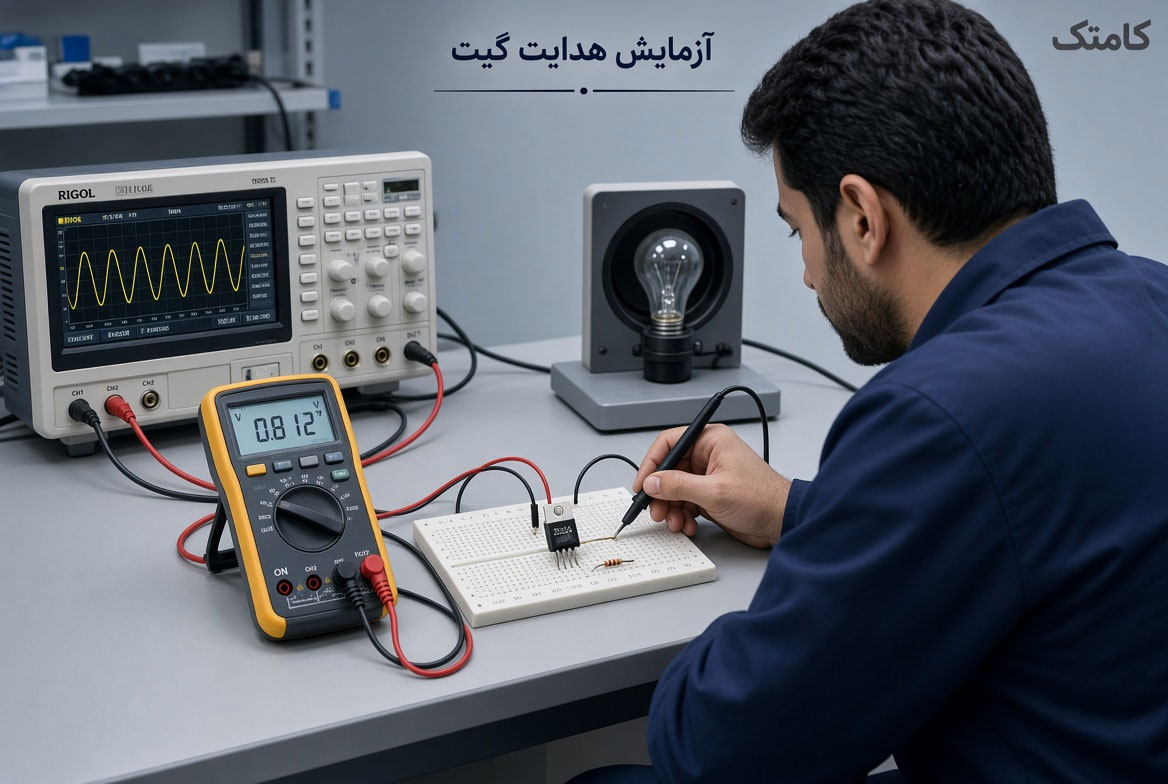 آزمایش تحریک گیت ترایاک