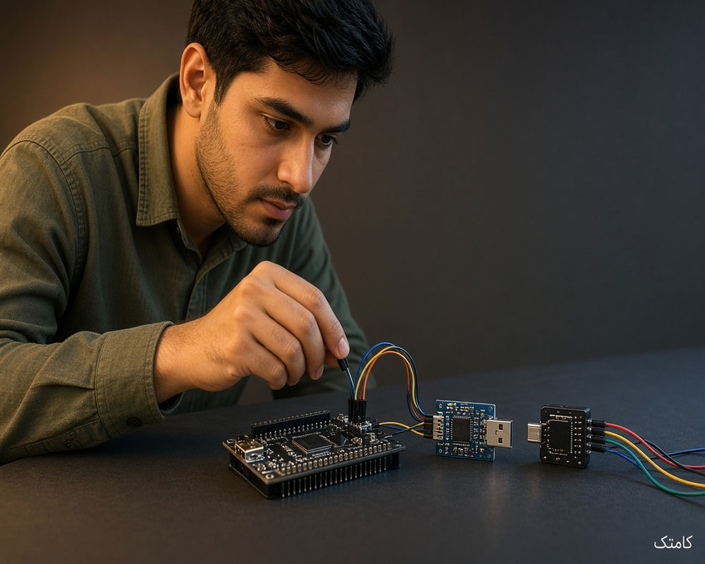 راه‌اندازی ارتباط سریال UART روی برد ARM