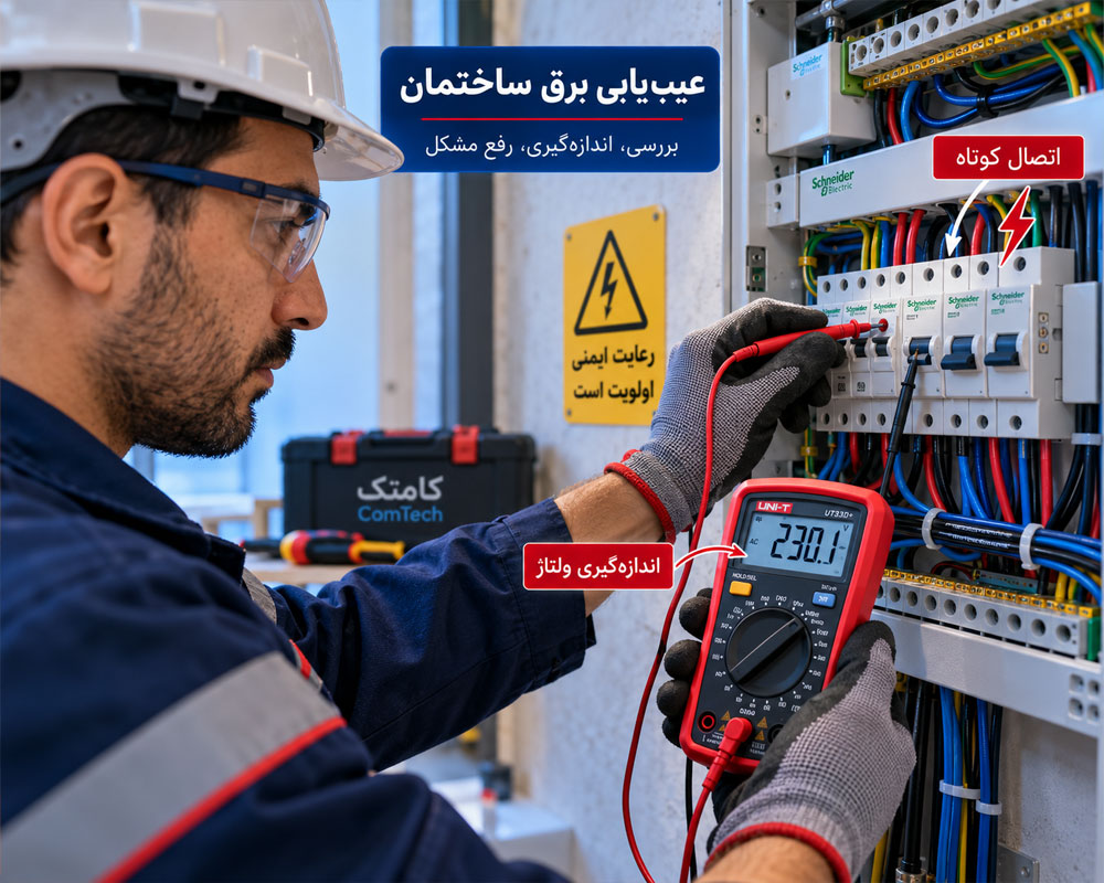 عیبیابی برق ساختمان