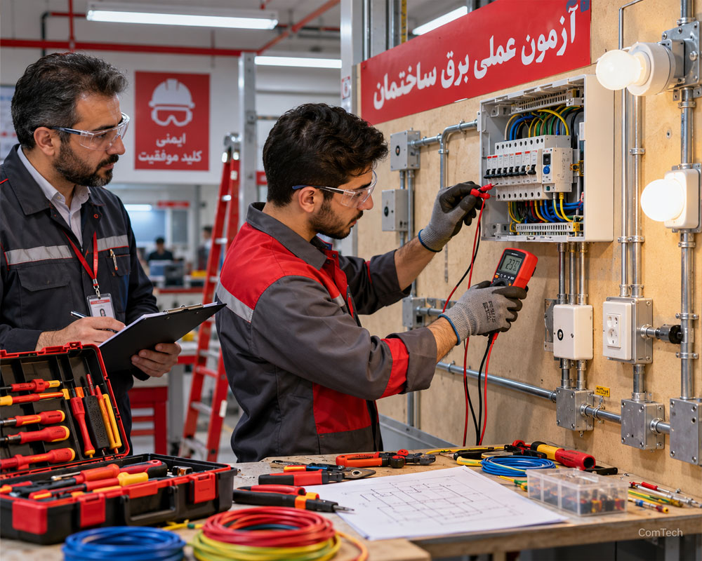 آزمون عملی برق ساختمان