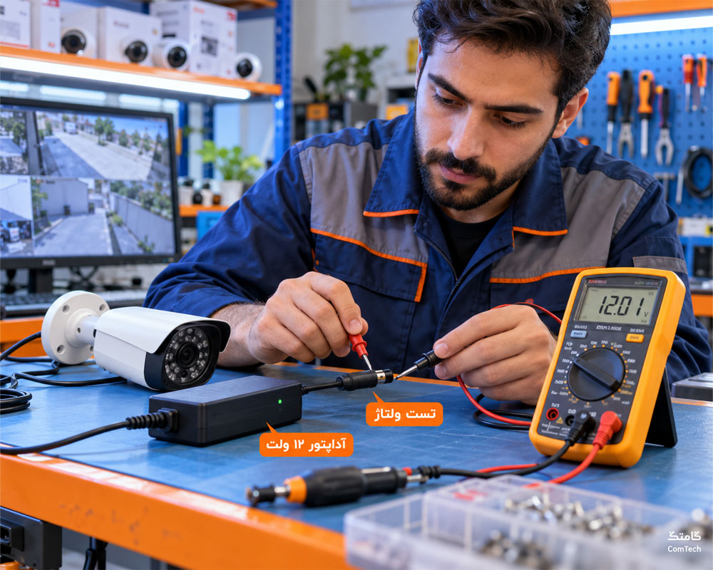 تست آداپتور دوربین