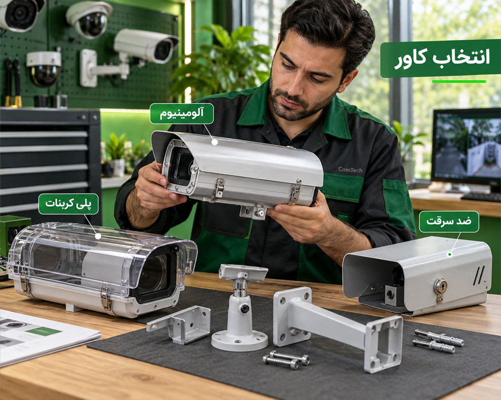 مقایسه کاور دوربین مداربسته