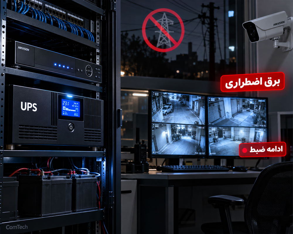 برق اضطراری دوربین مداربسته