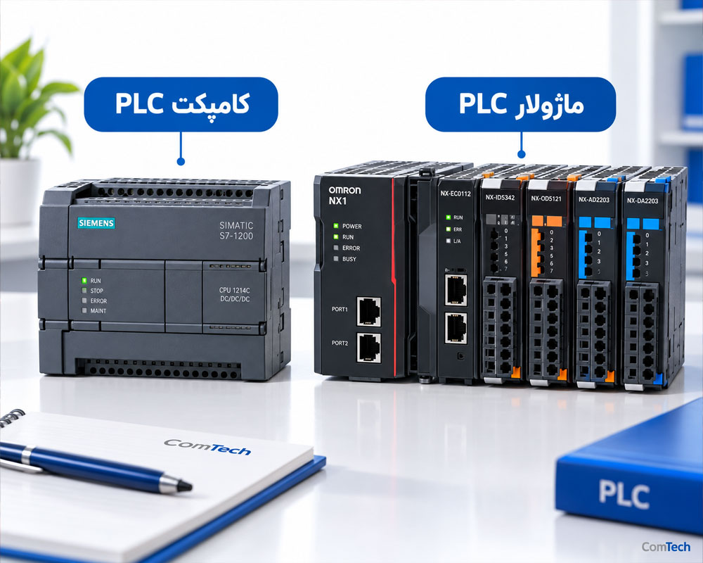 مقایسه PLC کامپکت و ماژولار