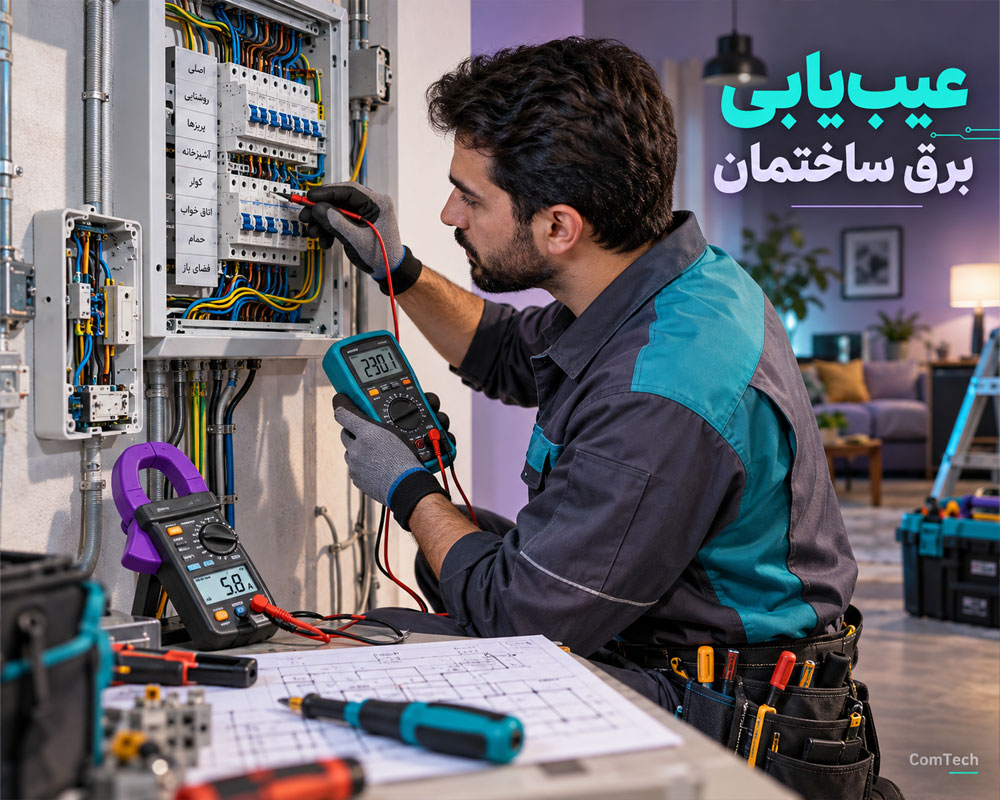 عیب یابی برق ساختمان