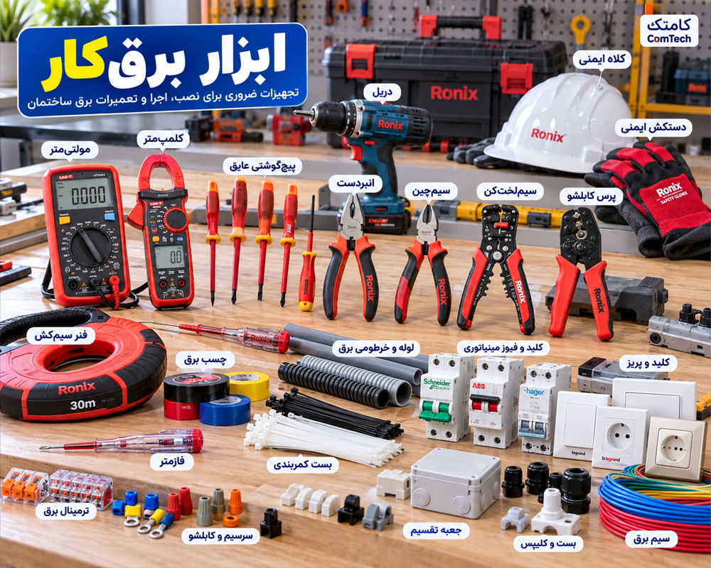 ابزار برقکار ساختمان