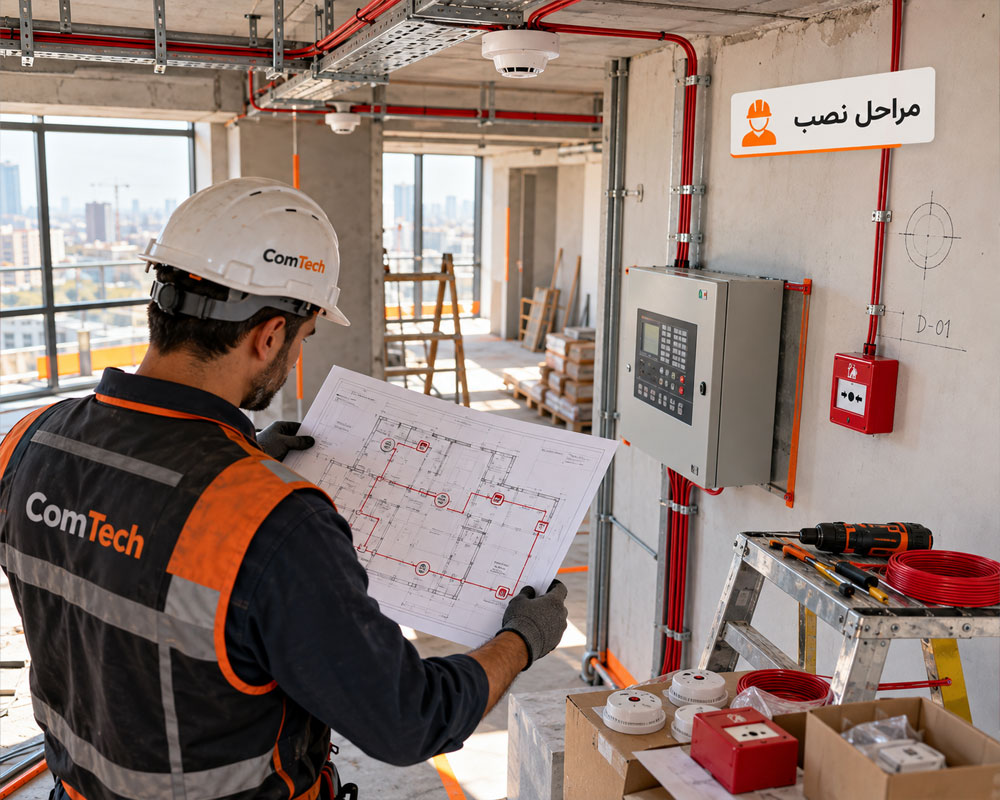 نصب سیستم اعلام حریق