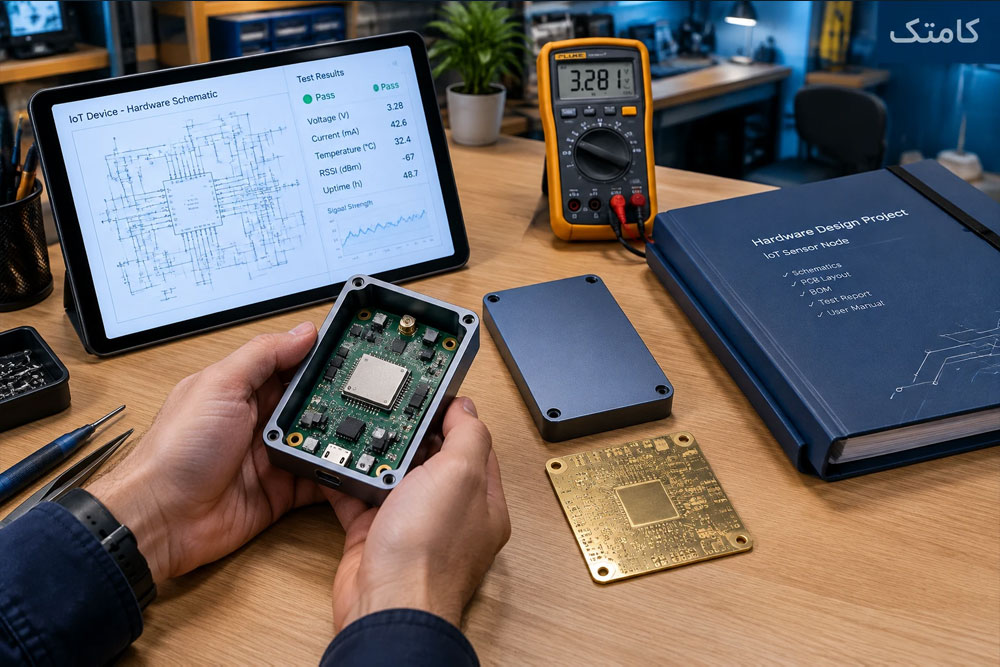 نمونه‌کار حرفه‌ای طراحی برد الکترونیکی و PCB