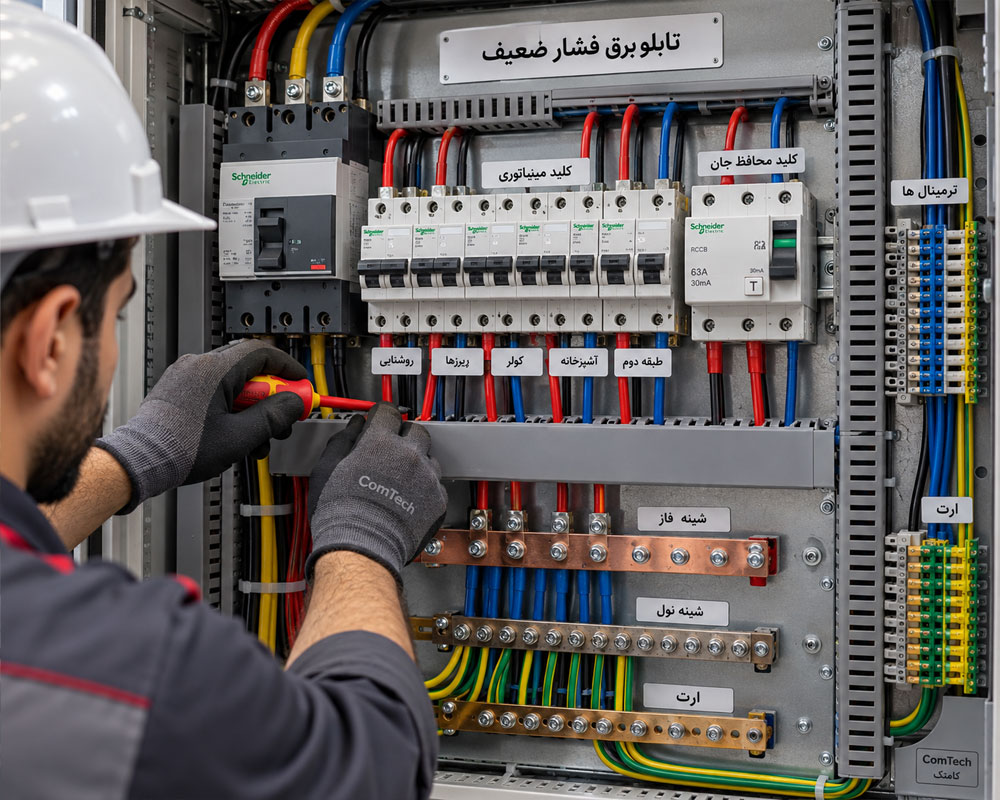 تابلو برق فشار ضعیف