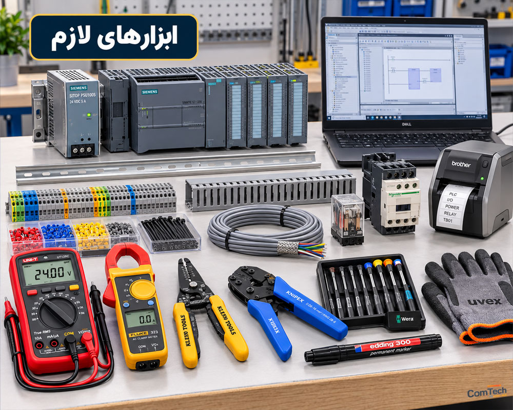 ابزار سیمبندی PLC