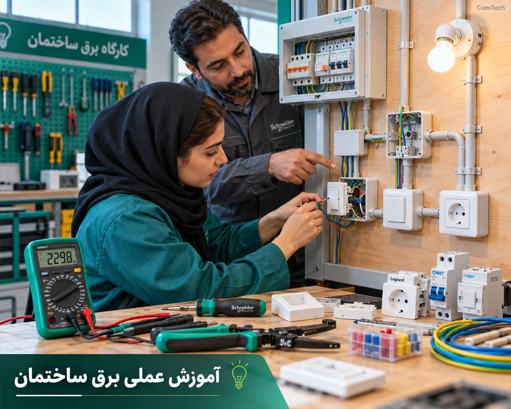 آموزش عملی برق ساختمان