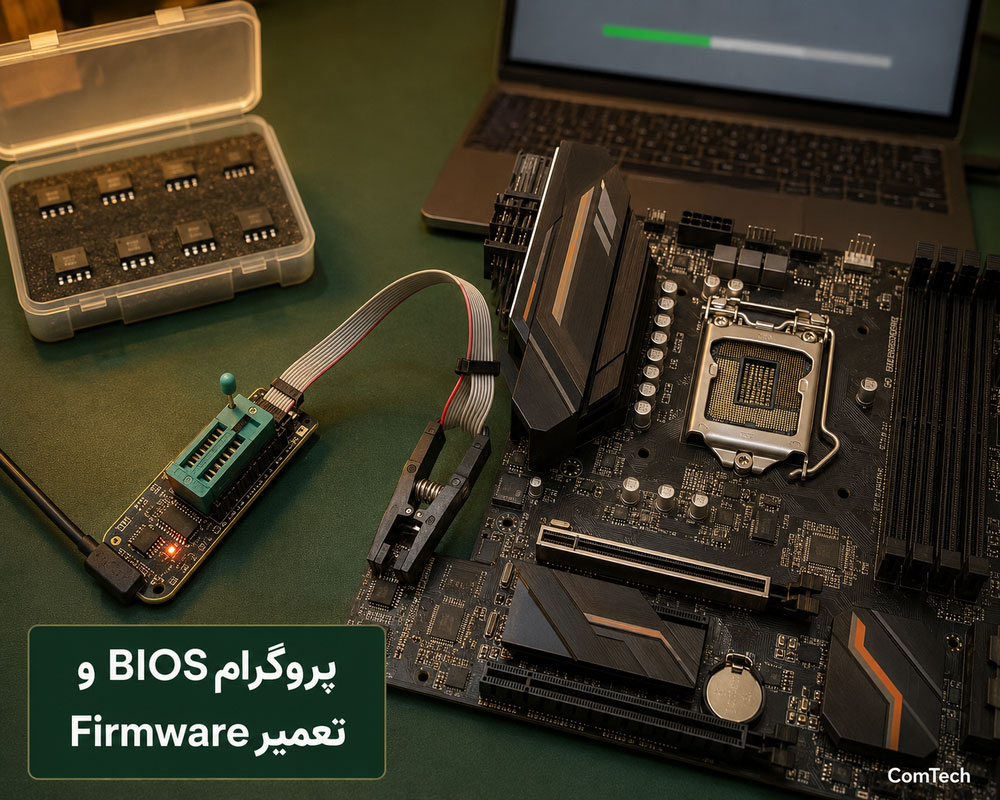 آموزش پروگرام BIOS و تعمیر Firmware مادربرد