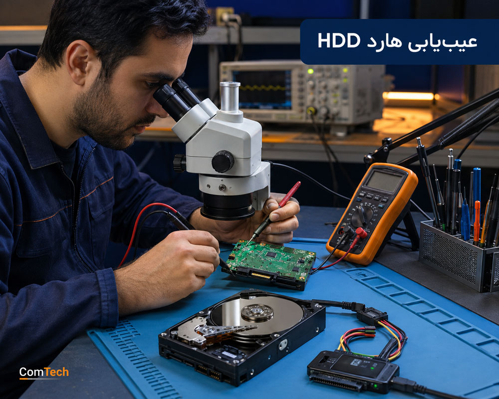 عیب‌یابی هارد HDD