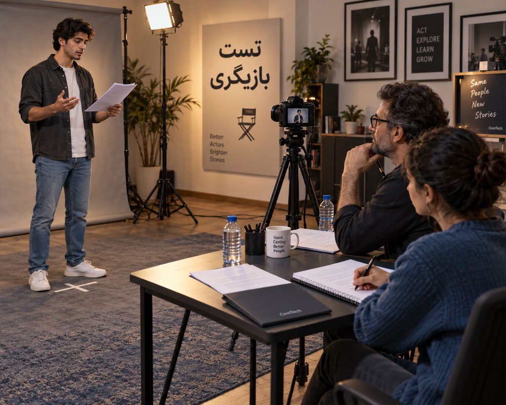 آموزش تست بازیگری کارگردانی