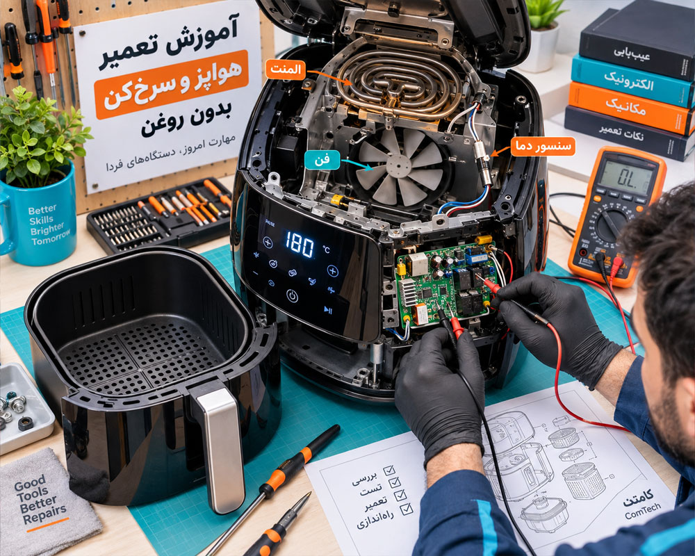 آموزش تعمیر هواپز دیجیتال