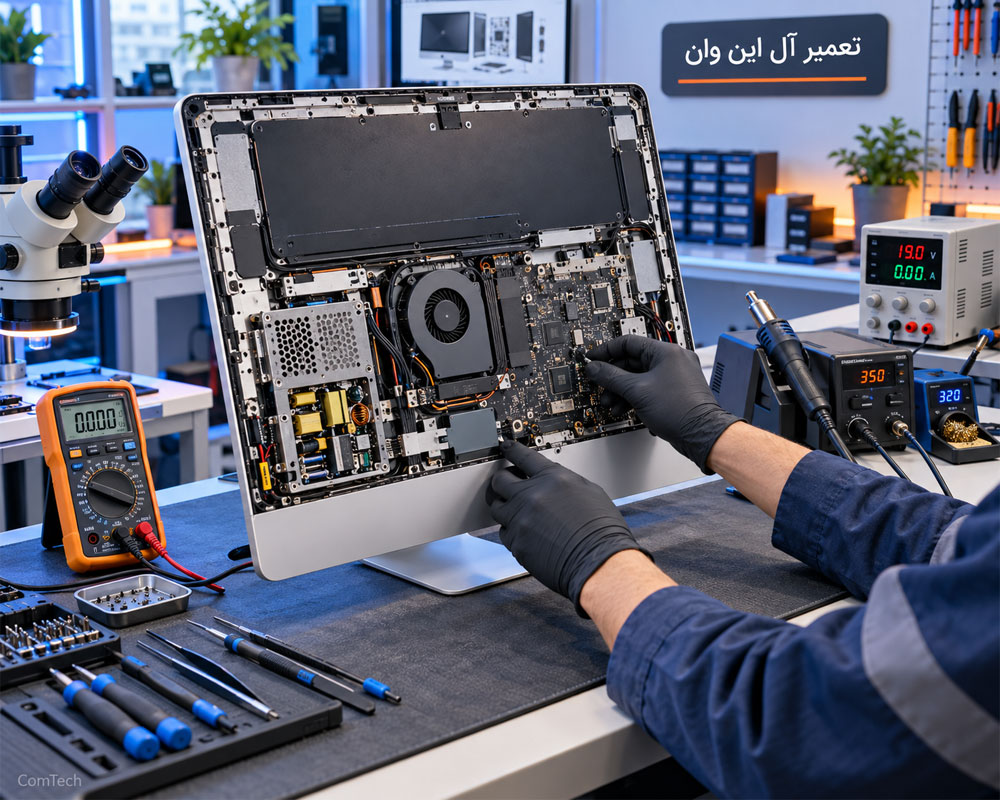 آموزش عملی تعمیرات آل این وان و عیب یابی سخت افزار