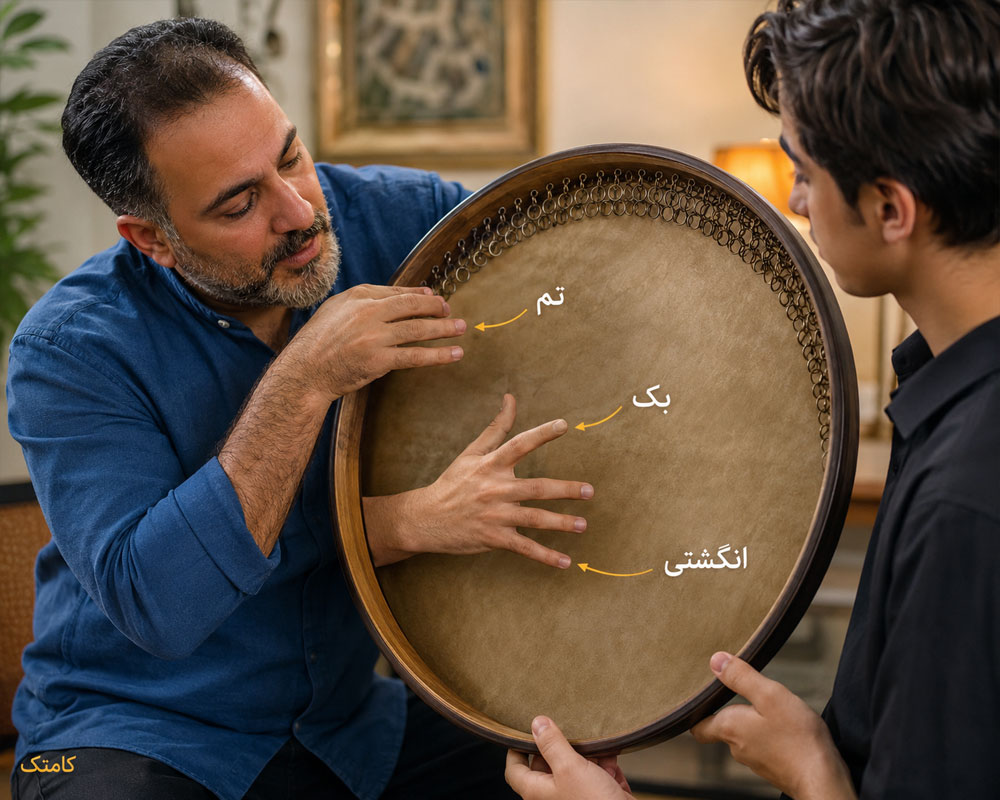 آموزش ضربات پایه دف