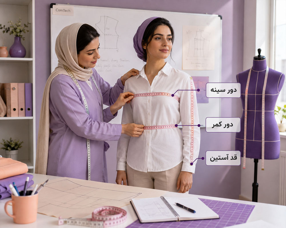 آموزش اندازه گیری بدن