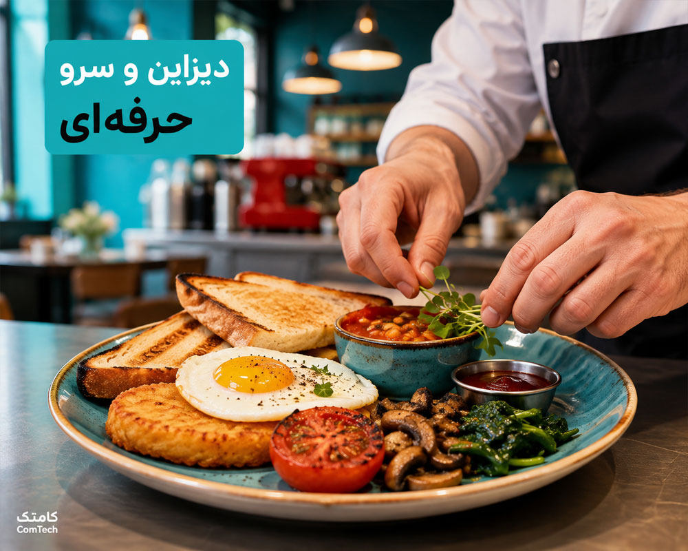 دیزاین بشقاب صبحانه دیزاین بشقاب صبحانه