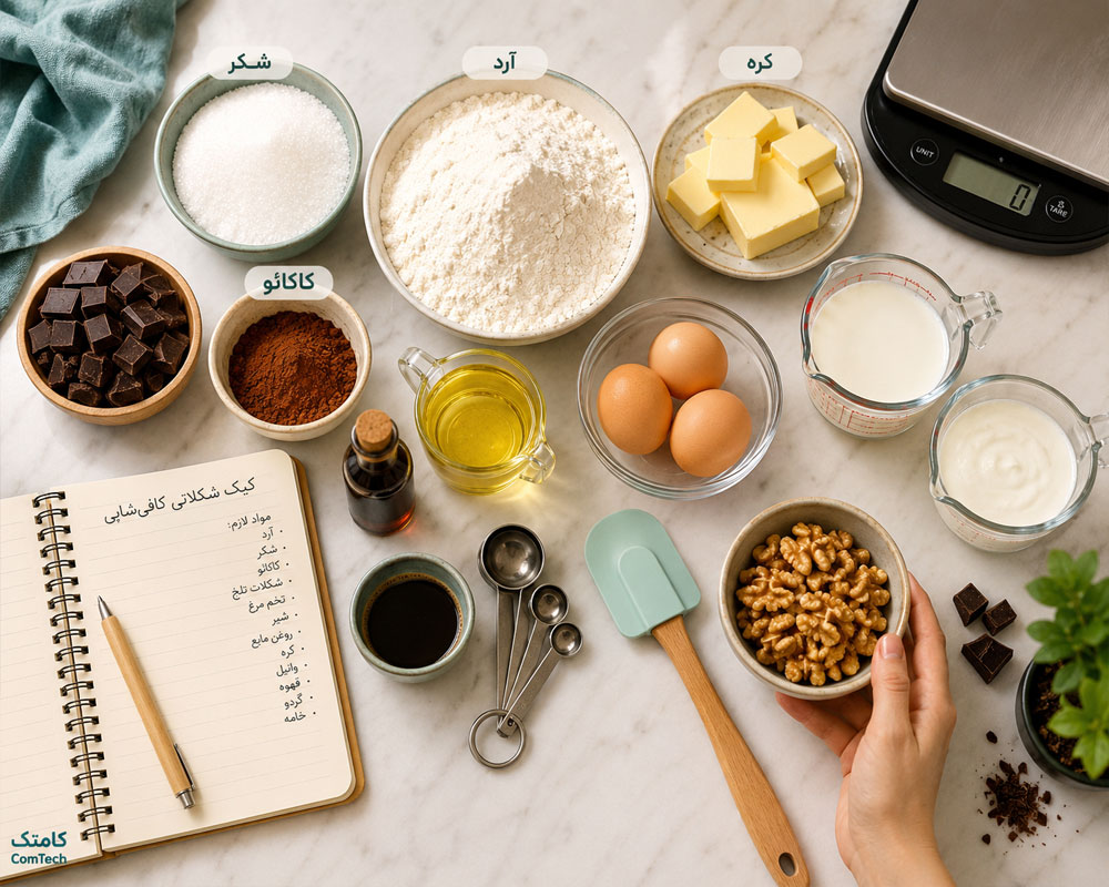مواد اولیه کیک مواد اولیه کیک