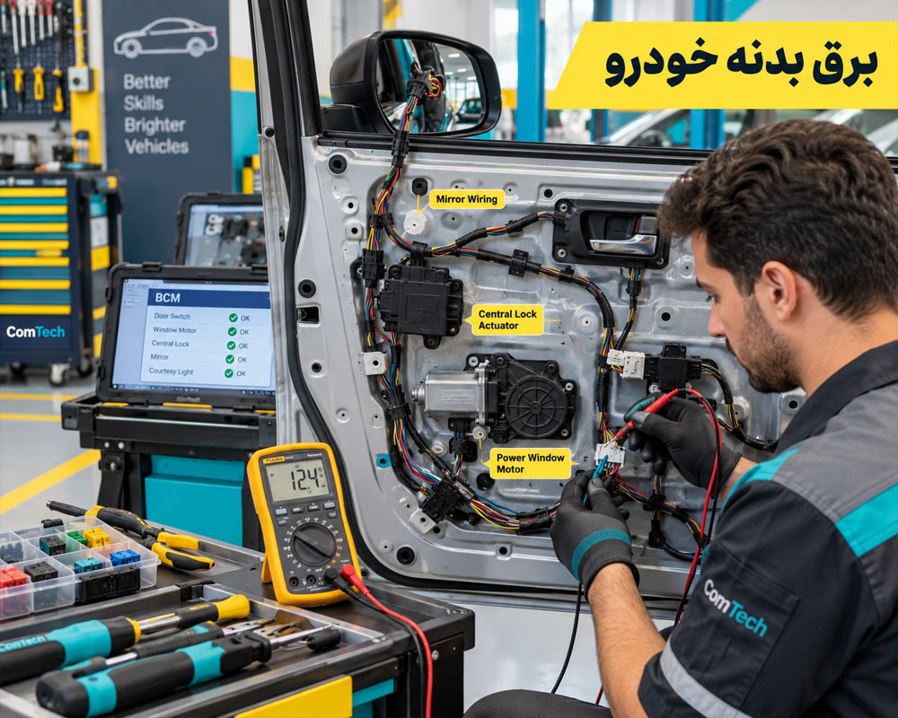 عیب یابی برق بدنه خودرو