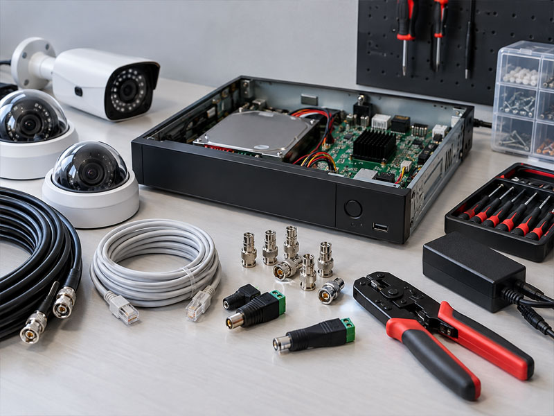 آموزش نصب دوربین مداربسته DVR