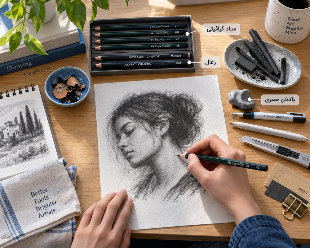 ابزارهای آموزش سیاه قلم