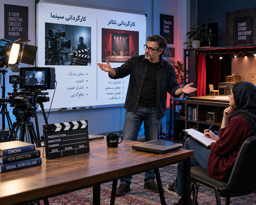 کلاس کارگردانی سینما و تئاتر