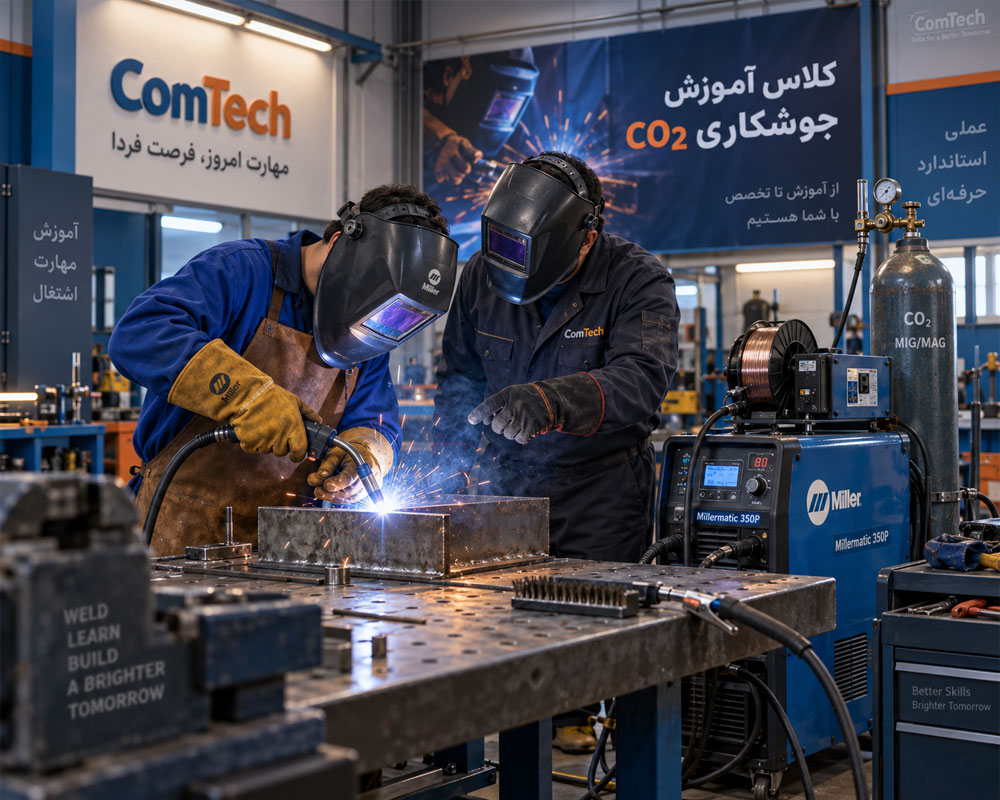 آموزش عملی جوشکاری CO2