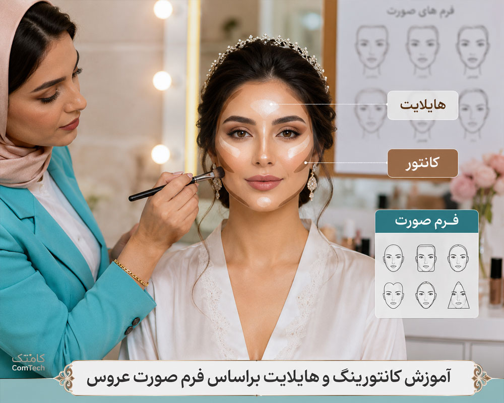 کانتور و هایلایت عروس