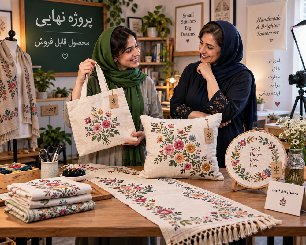محصولات کاربردی سوزن دوزی