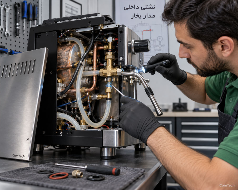 تعمیر سیستم بخار اسپرسوساز