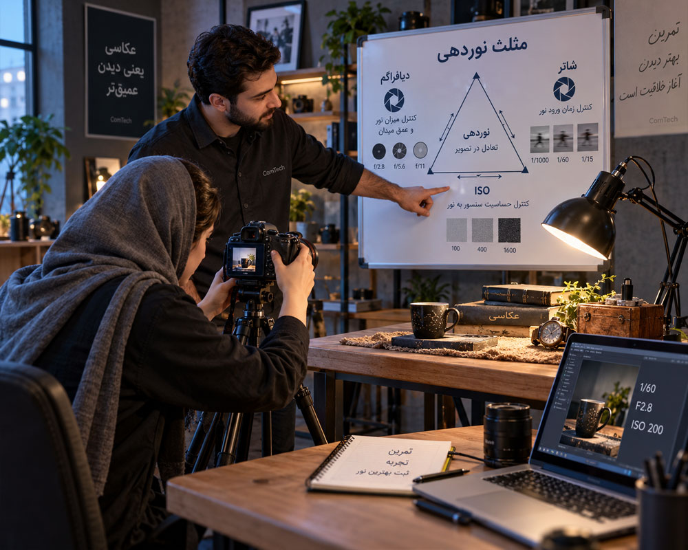 آموزش مثلث نوردهی عکاسی