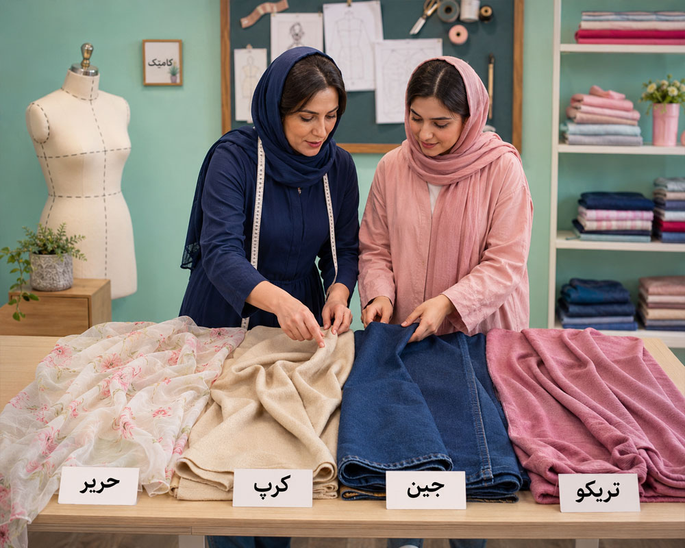 شناخت انواع پارچه خیاطی