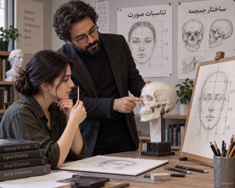 آموزش تناسبات و آناتومی